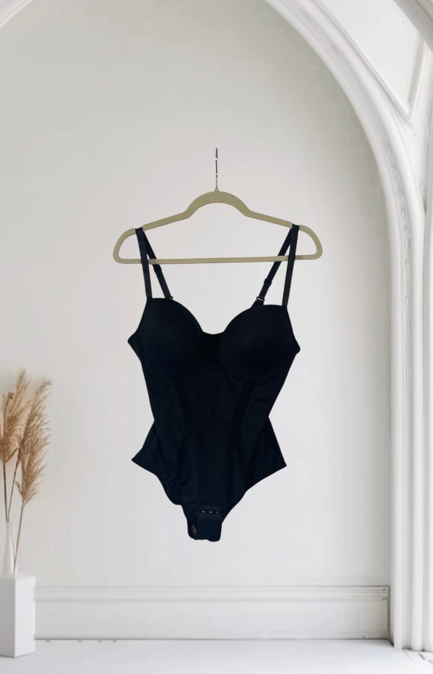 NWT Thong Shapewear Bodysuit Tummy Control Body Shaper Seamless Size X Large